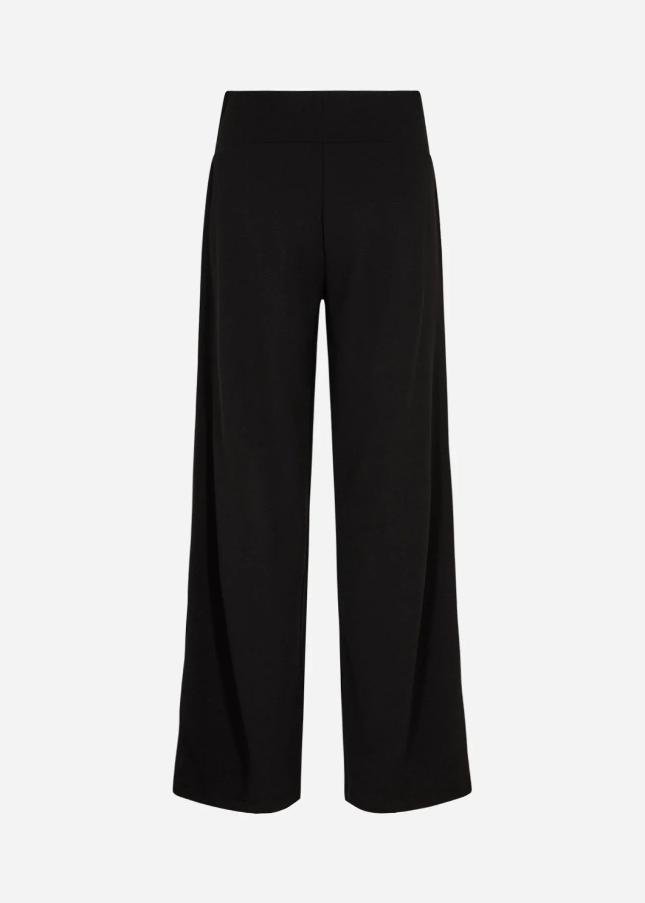 Soyaconcept Siham Classic Black High Waisted Wide Leg Trousers