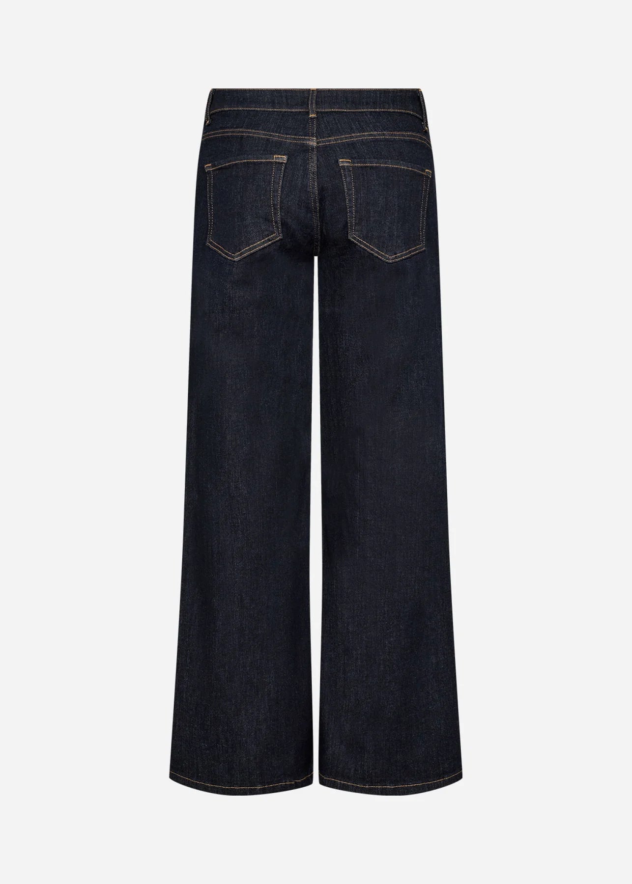 Soyaconcept Kimberly Dark Blue Straight Leg Jeans From Back