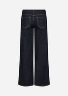 Soyaconcept Kimberly Dark Blue Straight Leg Jeans From Back