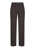 Flat product shot of Stehmann Editta 780 brown jersey trousers
