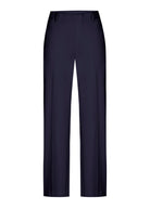 Stehmann Fenja navy stretch trousers for women side view