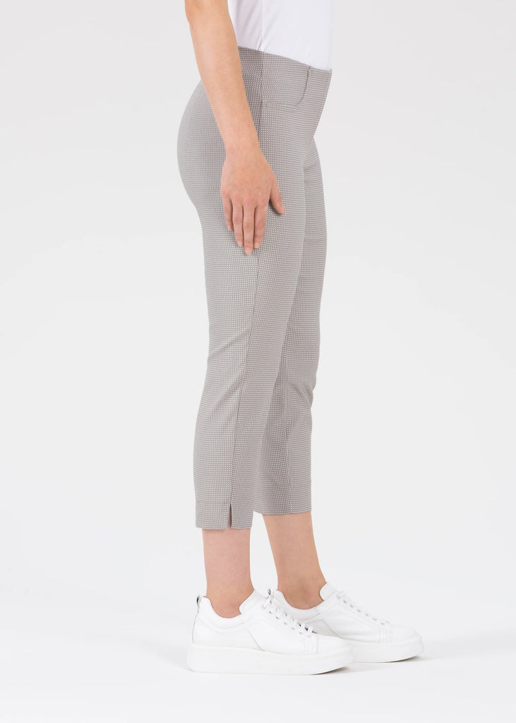 Stehmann Loli Grey Dot Print Cropped Trousers