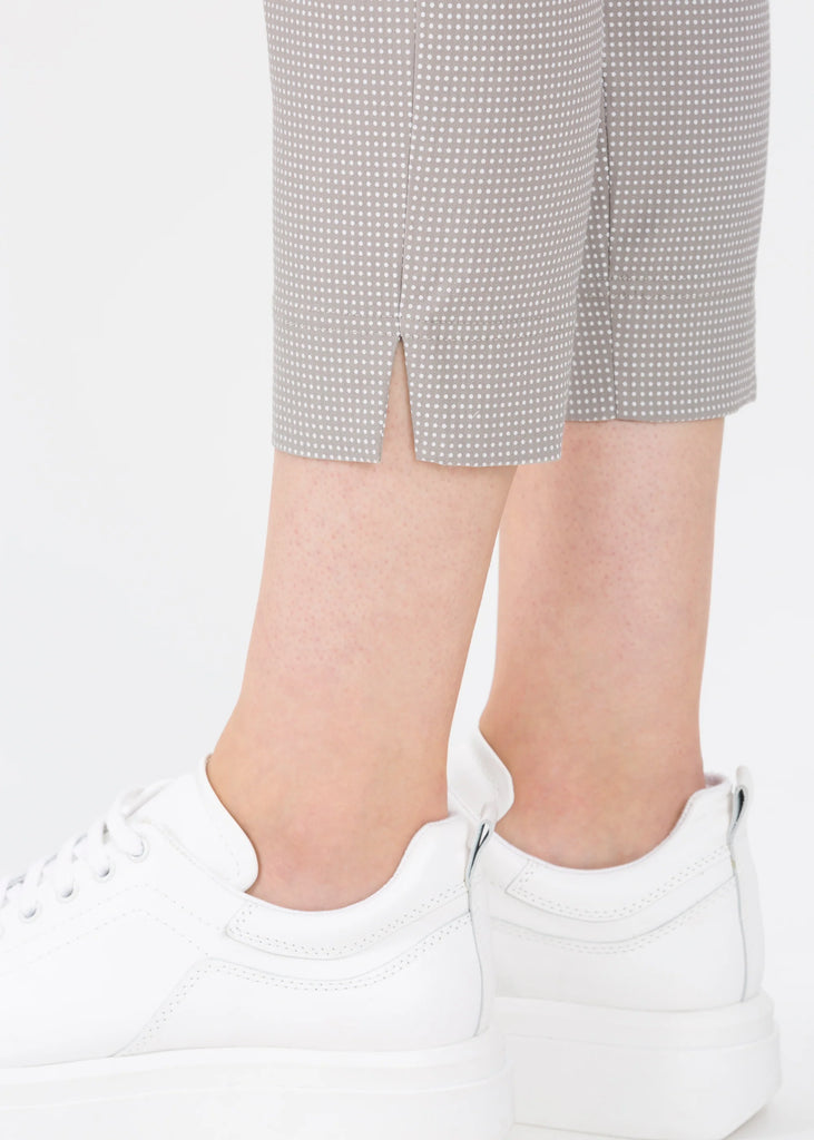 Stehmann Loli Dot Print Capri Trousers With Leg Slits