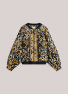 Summum multicolour jacquard bomber jacket – product-only front view