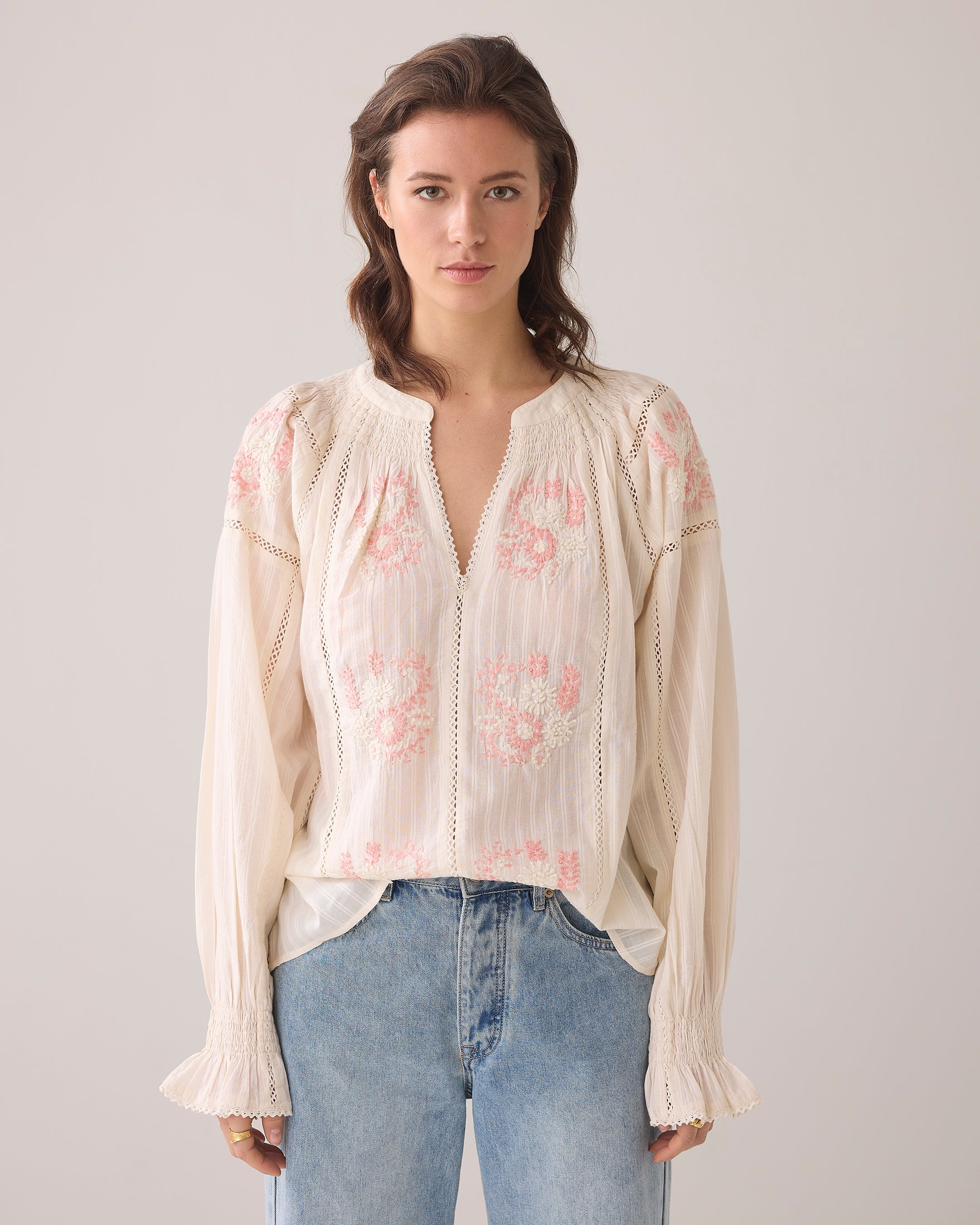 トップス Soor Ploom Ramona Blouse - Khadi SOOR PLOOM♡Ramona blouse khadi 6Y トップス