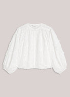Summum white boxy cotton blouse product image