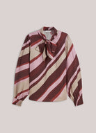 Summum women’s striped top with smocked cuffs