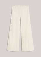 Summum cream straight leg trousers product image front view