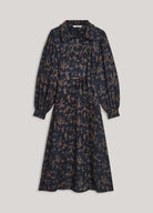 Summum long sleeve camouflage print midi dress – product view