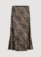 Summum Long Animal Print Midi Skirt