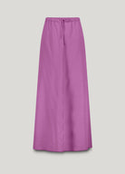 Summum orchid pink midi skirt with relaxed silhouette and elasticated waist