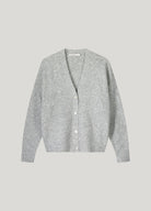 Summum Soft Grey Relaxed Fit Cardigan