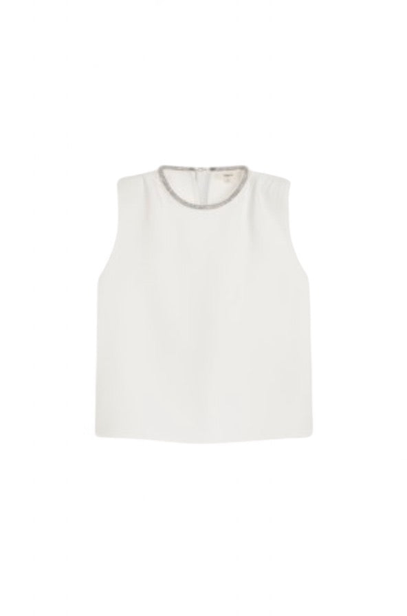 Suncoo Louxor Sleeveless Chain Detail Blouse