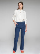 Vilagallo Mid Blue Slim Leg Jeans