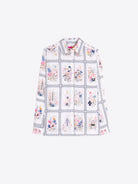 Vilagallo Among The Stars & Guitars long sleeve patterned shirt product view