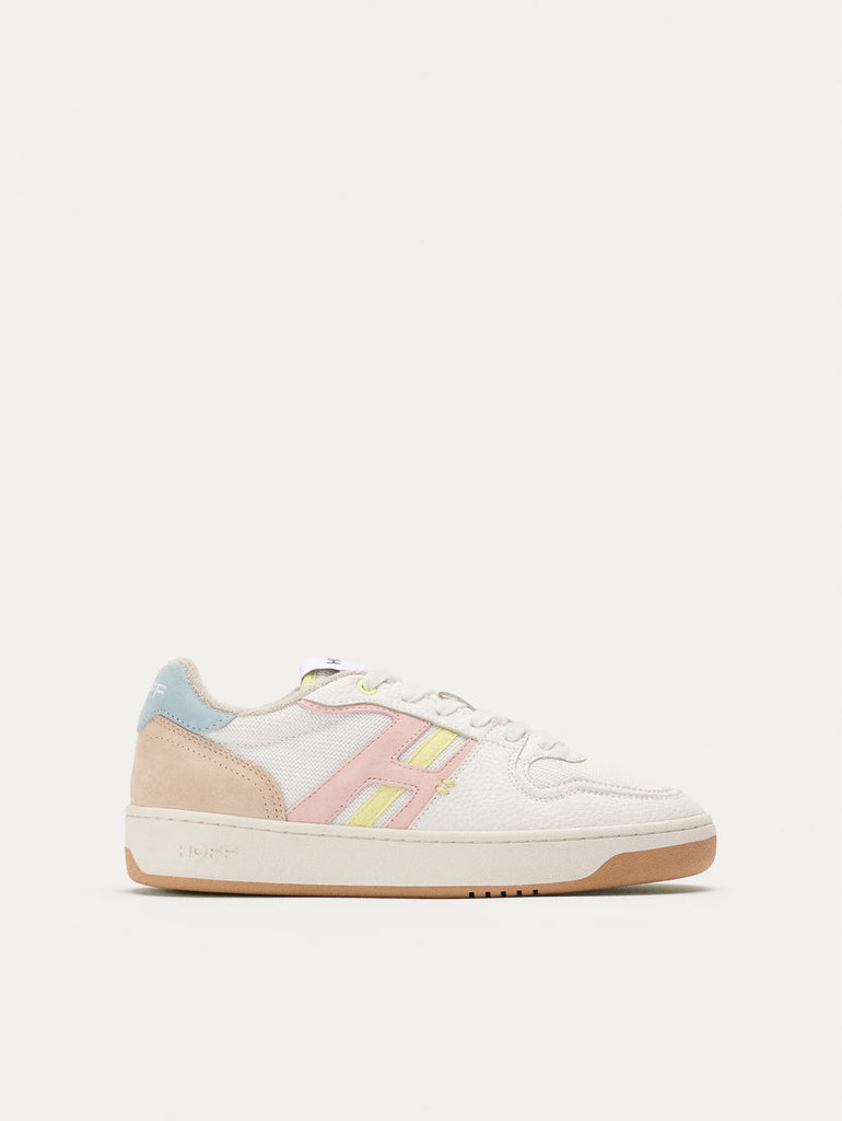 Hoff Solna White/Pink Colour Block Trainers
