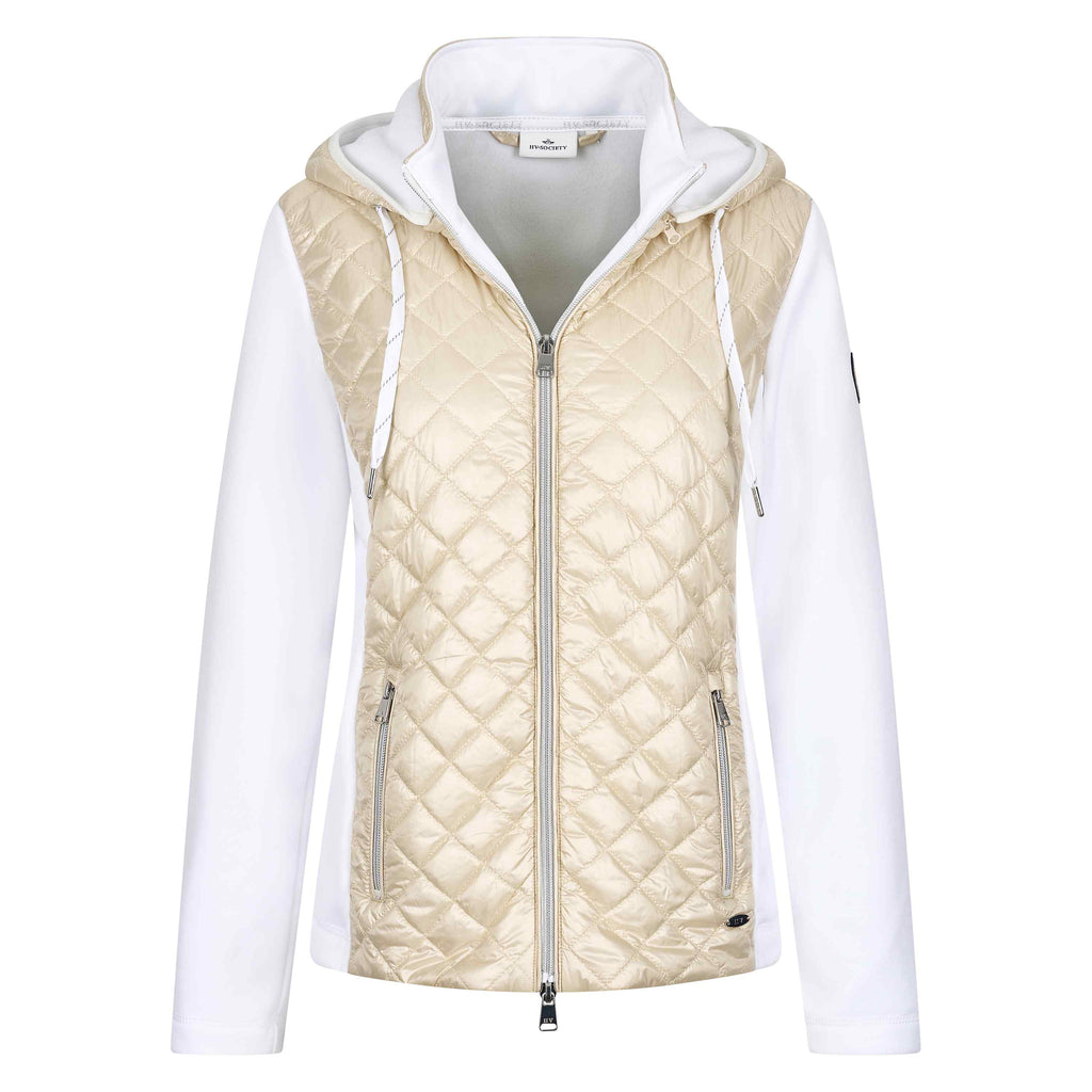 Hv Polo Cayenne Techshell Two-tone Quilted Hoodie Jacket