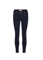 Mosmosh Victoria 7/8 Silk Touch Dark Blue Denim Jeans