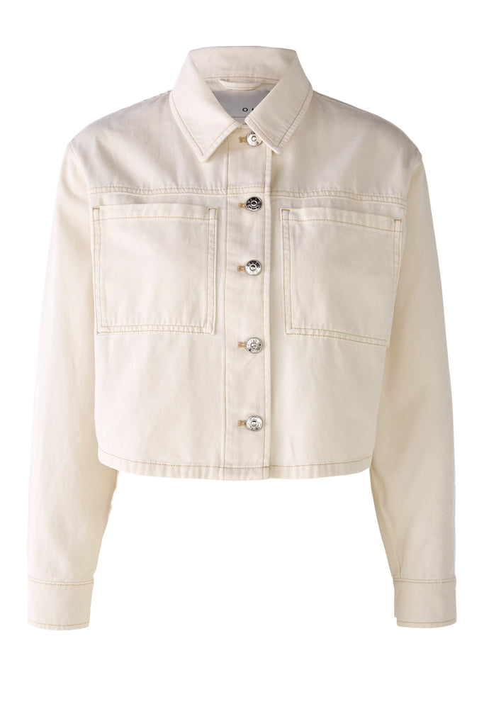 Oui Vintage Style Shirt Jacket