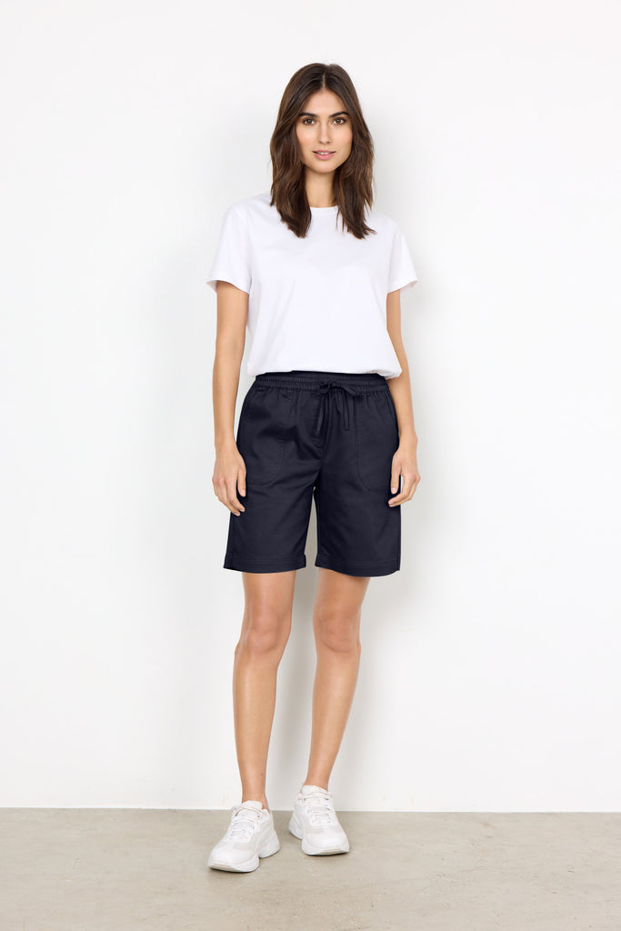 Soyaconcept Akila Relaxed Fit Shorts In Navy