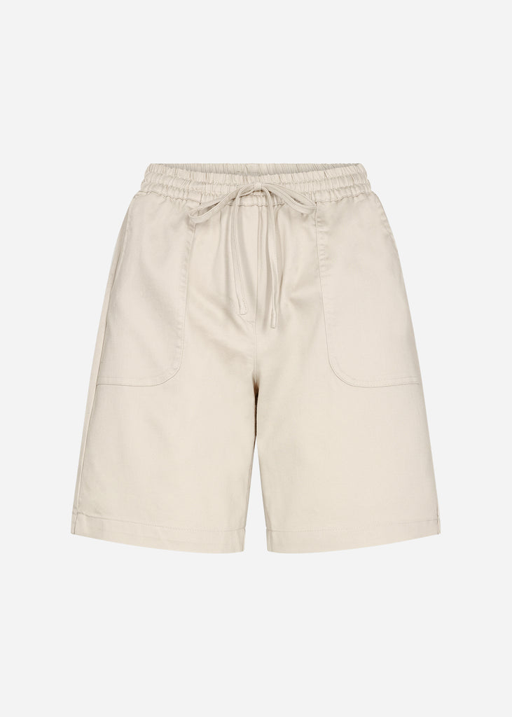 Soyaconcept Akila Relaxed Fit Shorts In Cream