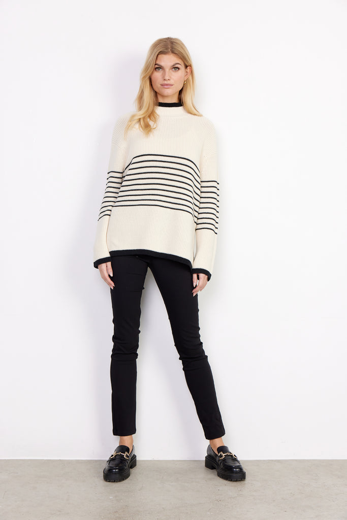 Soyaconcept Julia Cream/Black Stripe Jumper